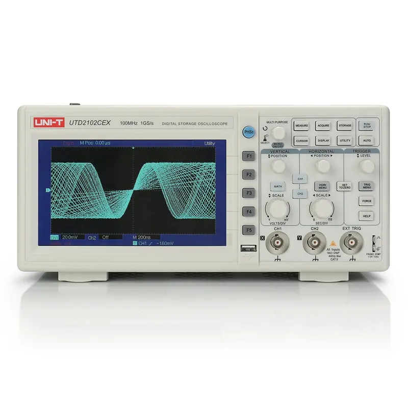 UNI-T UTD2102CEX Dual-Channel Digital Oscilloscope – Open-Box Benchtop Model (Discontinued)