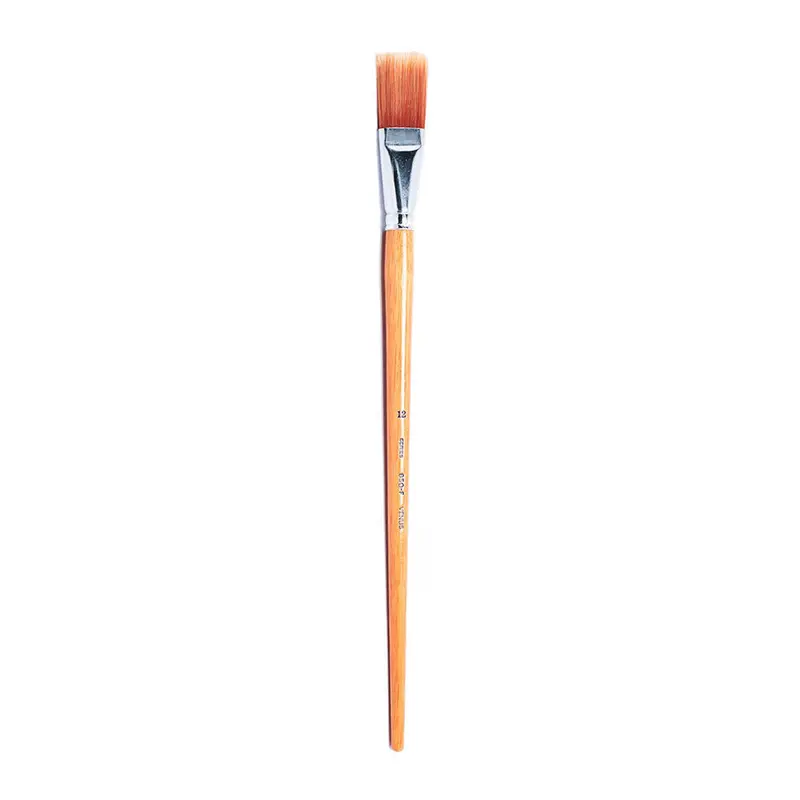 Venus Nylon Flat Paintbrush – Size 12 for Precision Detailing