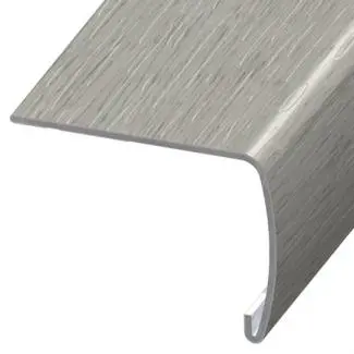 Versatrim Stonecast Stair Nose Trim – Silversmith Style, 94″ Length