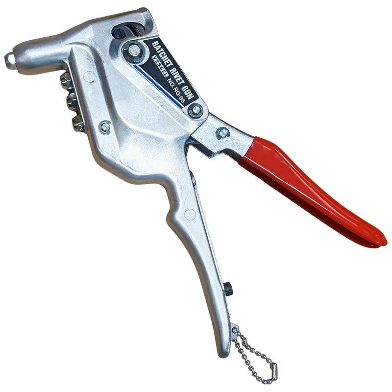 Vessel RG-95 Hand Ratchet Rivet Gun – Compact, High-Leverage Riveting Tool