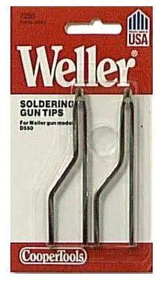 Weller Standard Replacement Tips for D550 Soldering Gun (2 per Card)