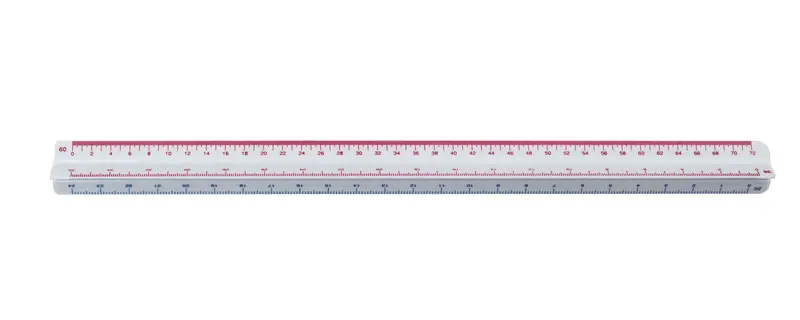 Westcott 12-Inch Engineering Scale – Scholastic Ruler