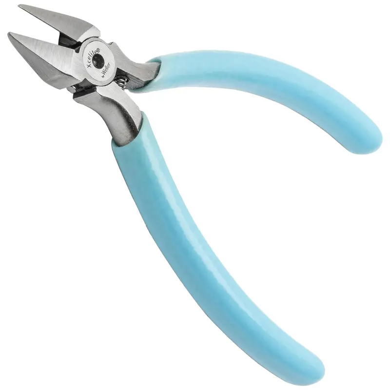 Xcelite MS545JVN 4-Inch ESD-Safe Flush-Cut Diagonal Pliers — Slim Tapered Head