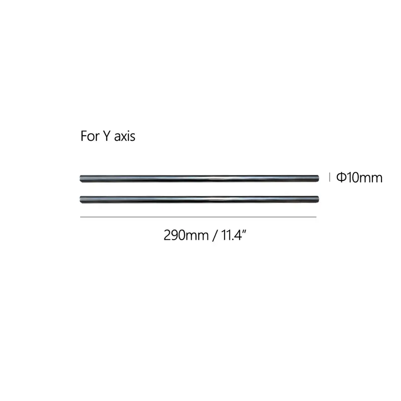 Y-Axis Linear Guide Rail (290mm, Ø10mm) for 3018-PRO